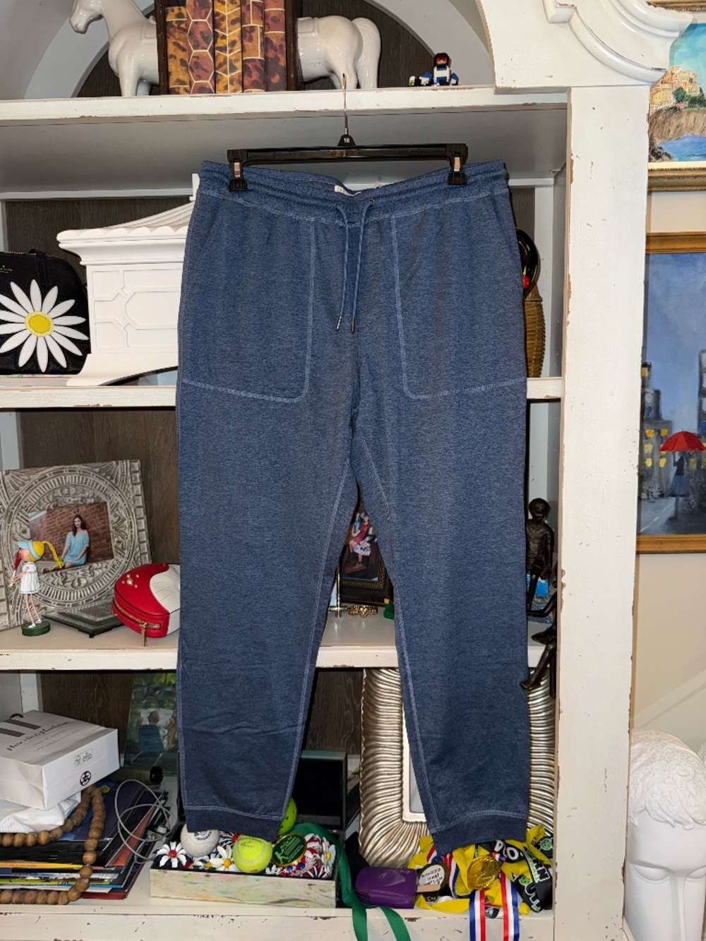 Criquet mens heather blue sweatpants XL nwt